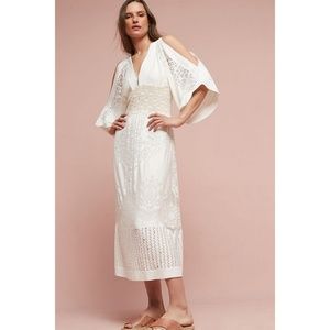 NWT Farm Rio Solana Dress in Ivory